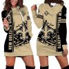 Saints Stripe Splash Womens Hoodie Dress