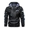 Seattle Seahawks Hooded Leather Jacket 1