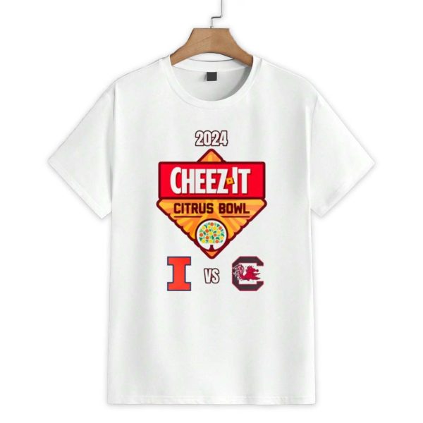 South Carolina vs Illinois 2024 Citrus Bowl Shirt 1