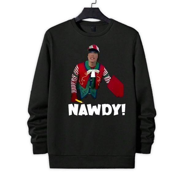 Tally The Elf Nawdy Innocent Christmas Holiday Shirt