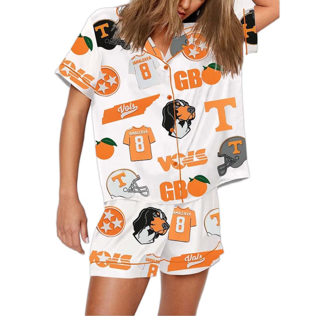 Tennessee Volunteers Football Pajamas Set 1