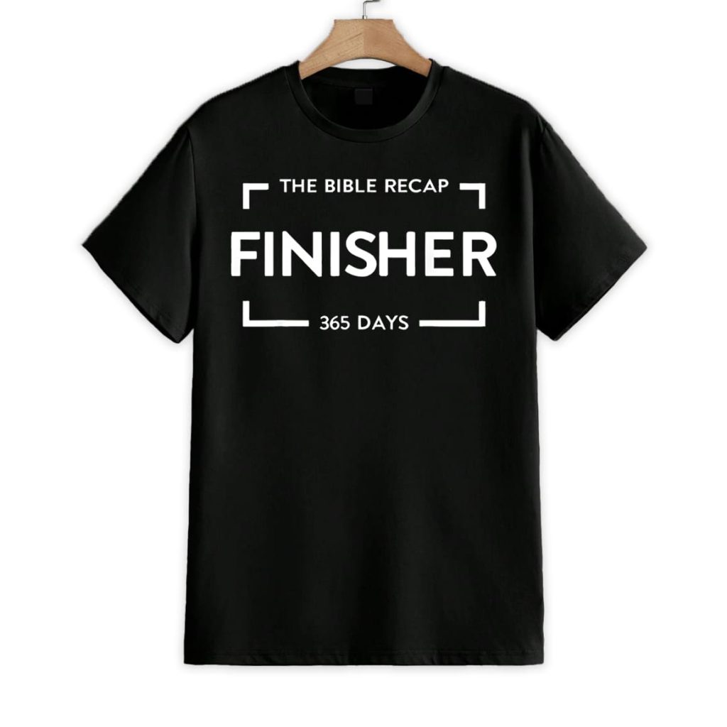 The Bible Recap Finisher 365 Days Shirt 1