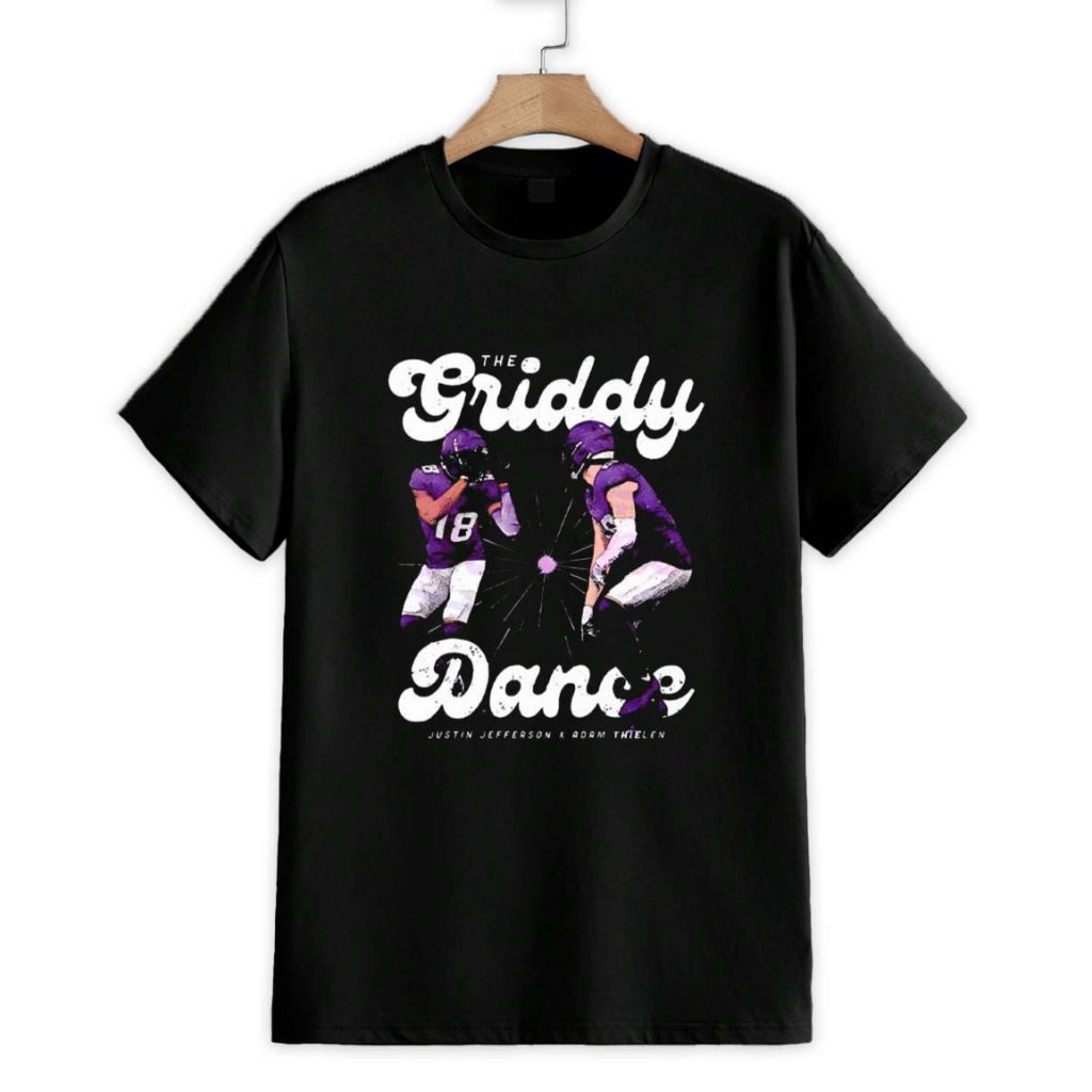 The Griddy Dance Justin Jefferson X Adam Thielen Shirt 1