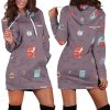 Time For School Womens Hoodie Dress 1