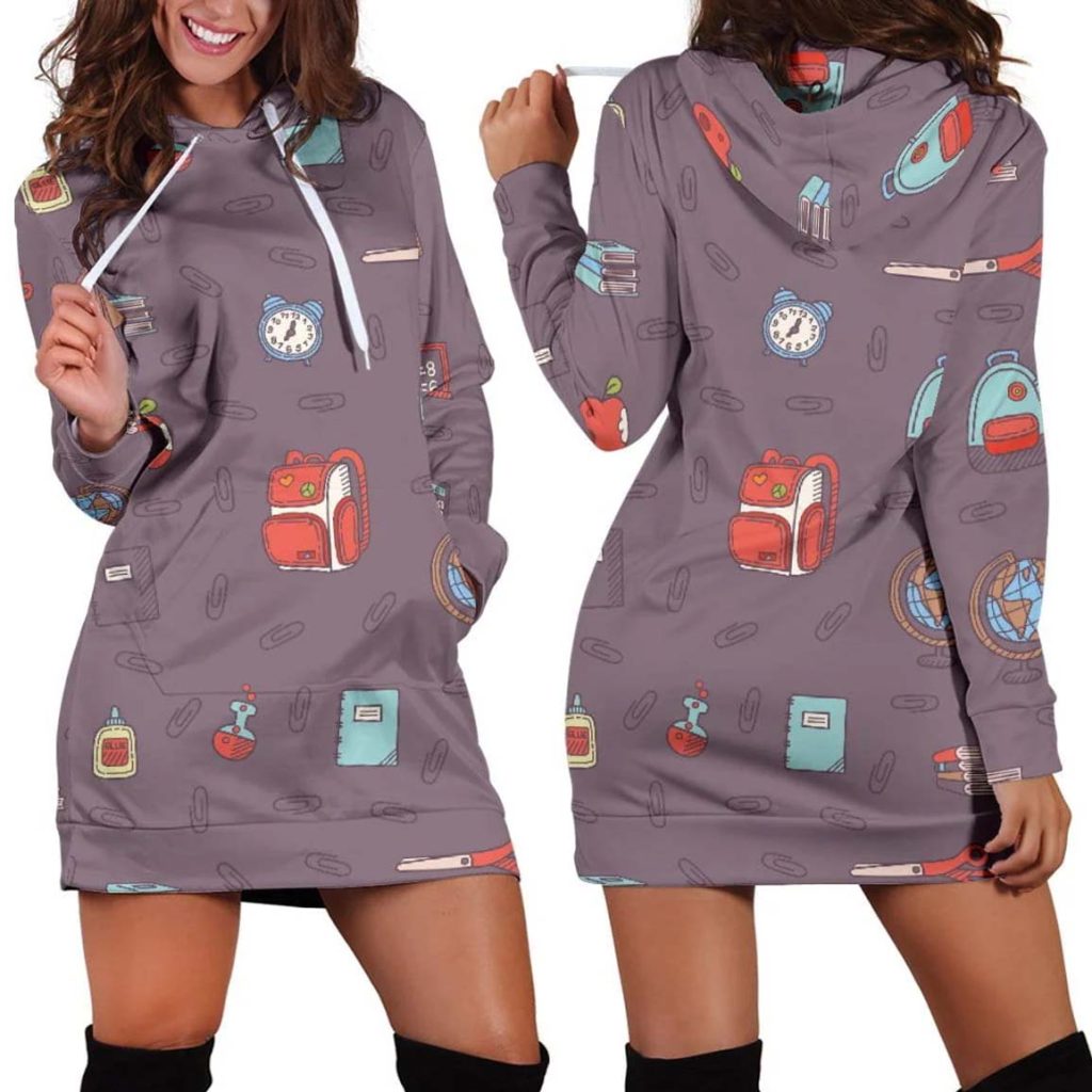 Time For School Women's Hoodie Dress