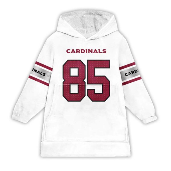 Trey McBride Arizona Cardinals Football Unisex Blanket Hoodie 1