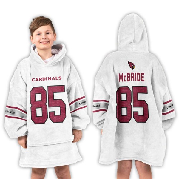 Trey McBride Arizona Cardinals Football Unisex Blanket Hoodie 3