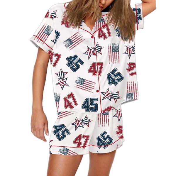 Trump America 45 47 Pajama Set 1