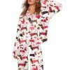 Valentine Dachshund Dog Pajama Set 1