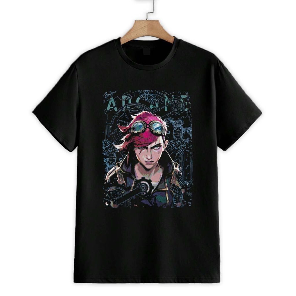 Violet LOL Arcane Shirt 1