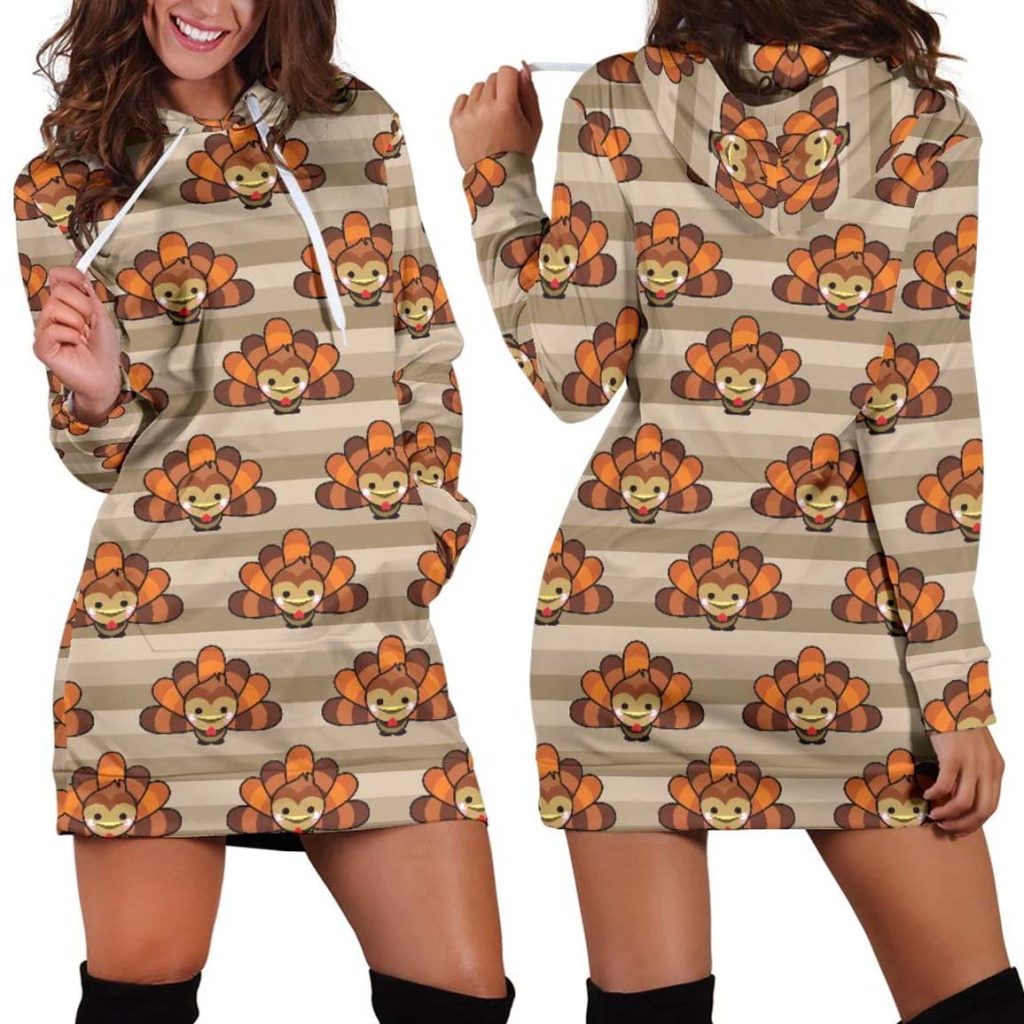 Wild Turkey Women's Hoodie Dress