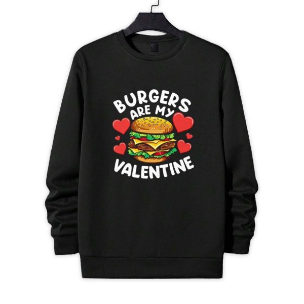 Burgers Are My Valentine Shirt 4