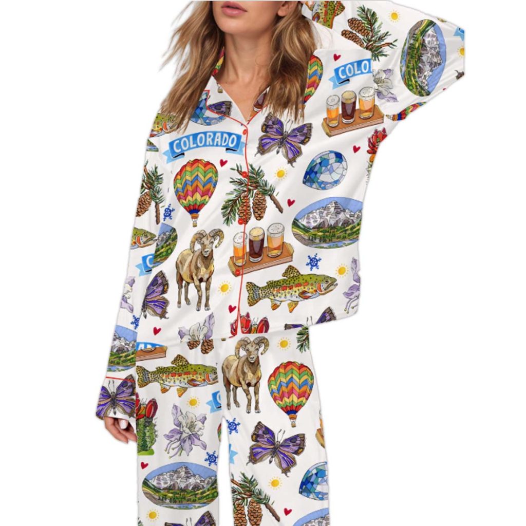 Colorado State Travel Pajama Set 1