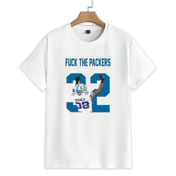 Detroit Lions Brian Branch Middle Fingers Fuck The Packers Shirt 1