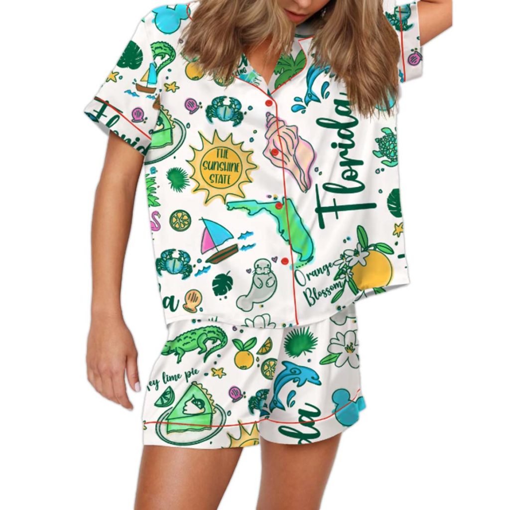 Florida Hand Pajama Set 1