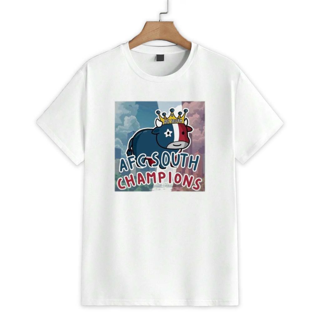 Houston Texans AFC South Champions Comic Shirt 1