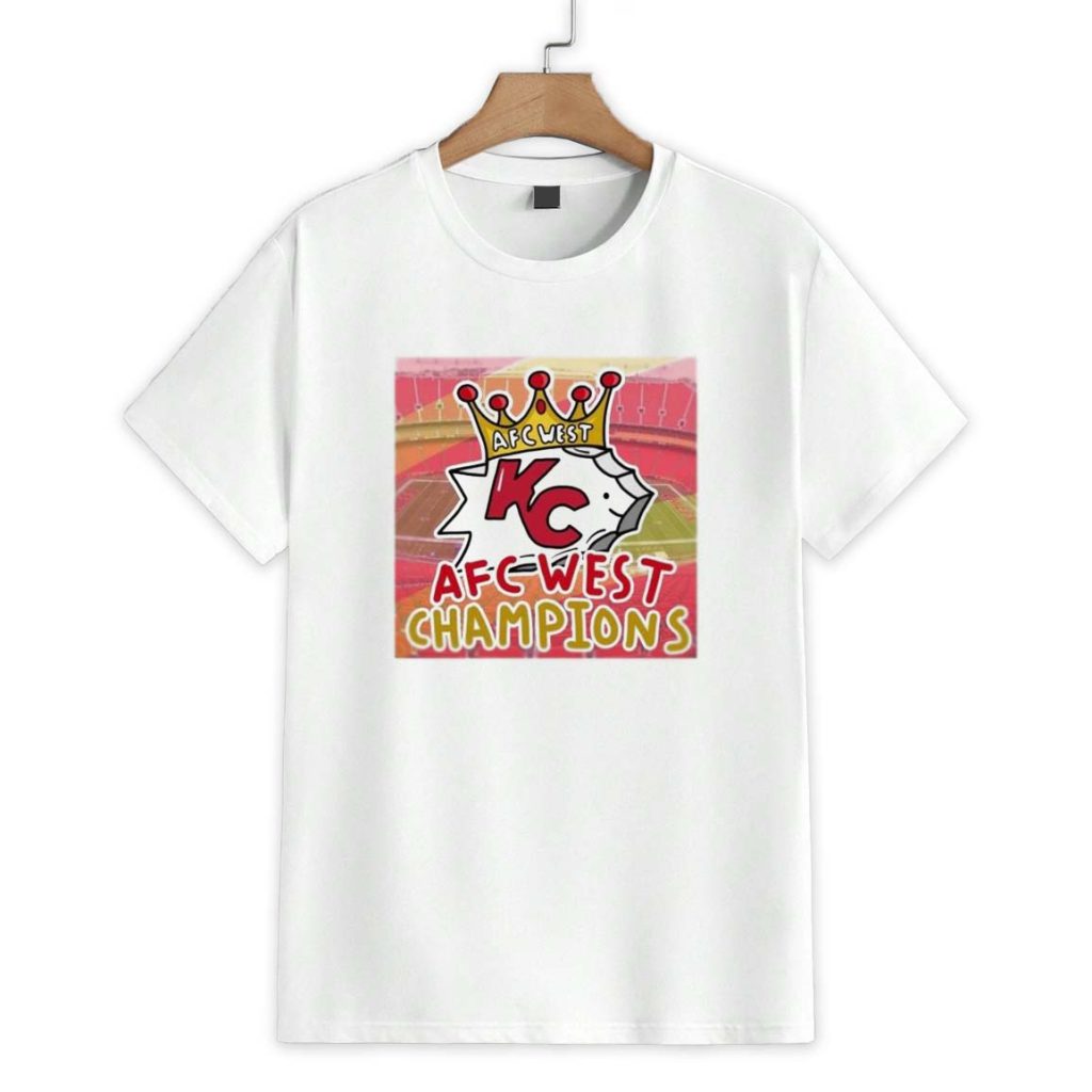 Kansas City Chiefs AFC West Champions Comic Shirt 1