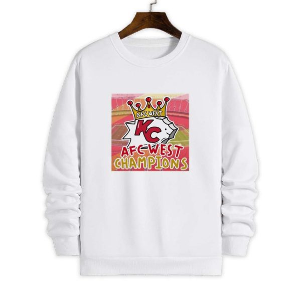 Kansas City Chiefs AFC West Champions Comic Shirt 4