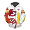 Kansas City Chiefs Zip Up Hoodie 1