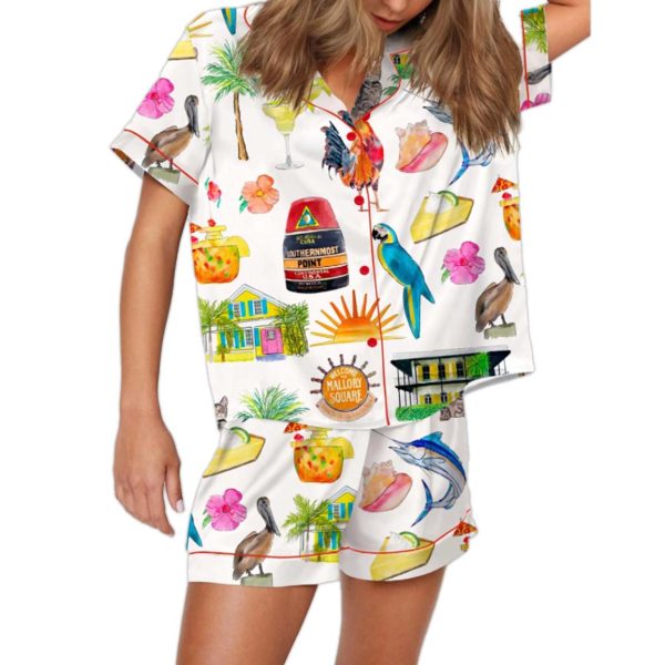 Key West Florida Travel Pajama Set 1