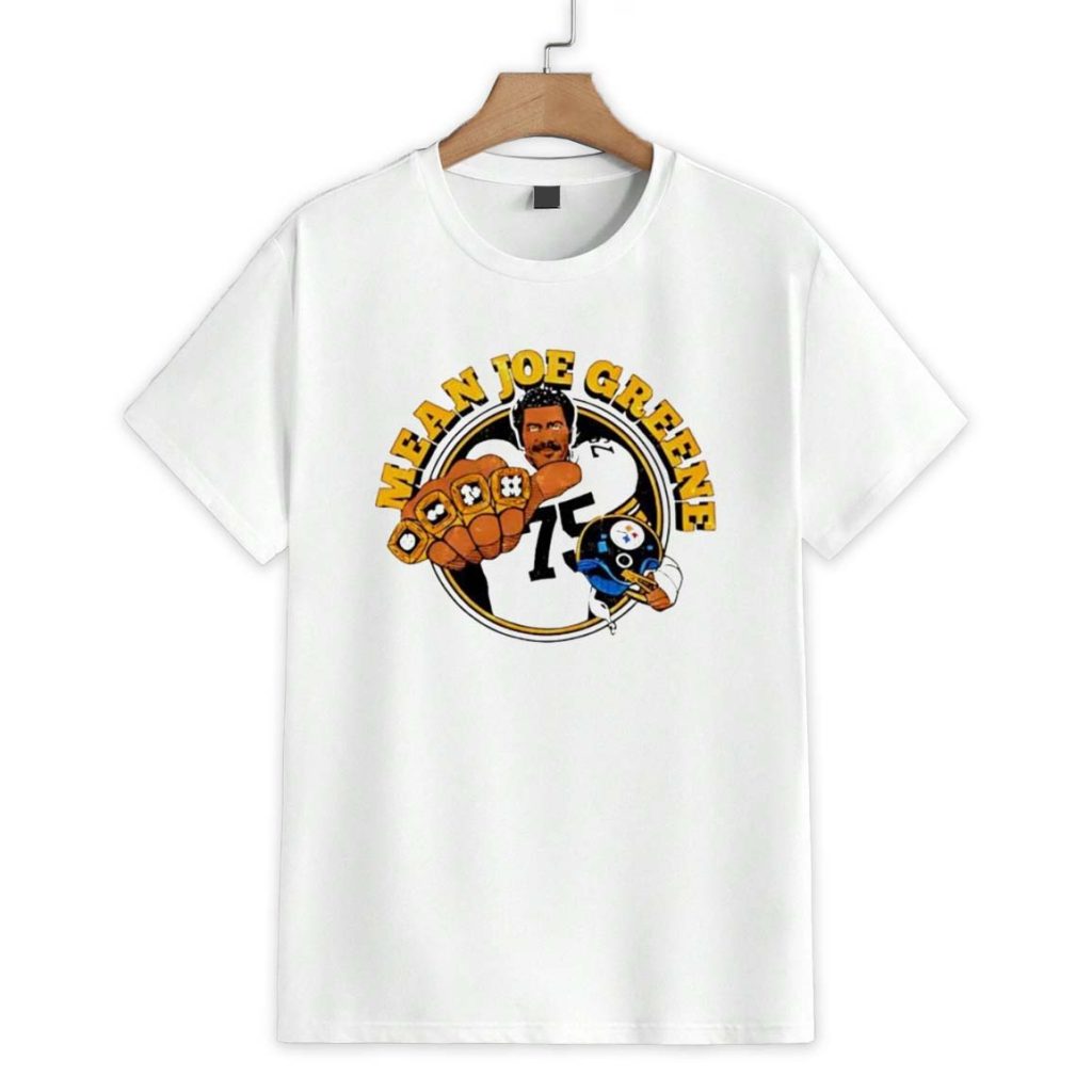 Mean Joe Greene Pittsburgh Steelers Ring Cartoon Shirt 1