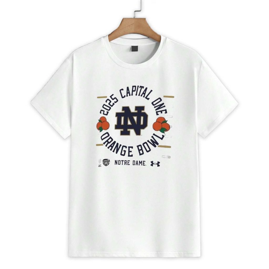 Notre Dame Capital One 2025 Orange Bowl Shirt