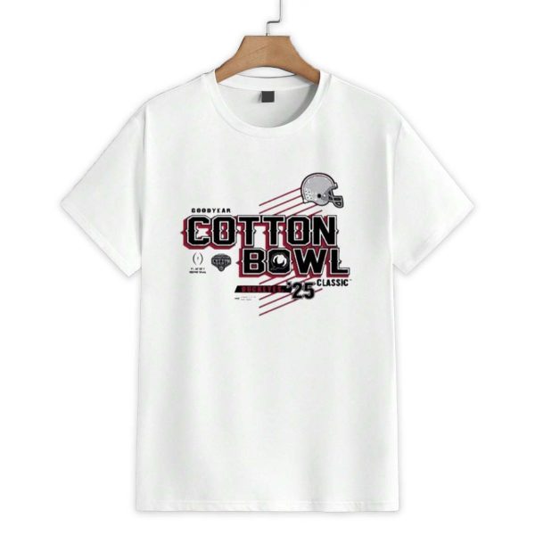 Ohio State Buckeyes 2025 Goodyear Cotton Bowl Bound Helmet Shirt 1