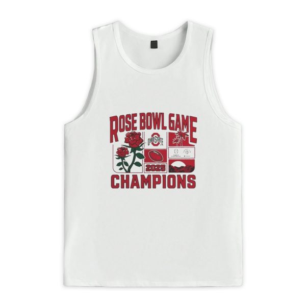 Ohio State Buckeyes 2025 Rose Bowl Champions Victory Ahead Shirt 3