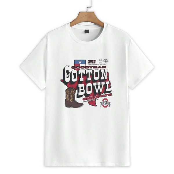 Ohio State Buckeyes Football Playoff 2025 Goodyear Cotton Bowl Shirt 1