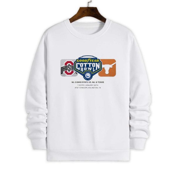 Ohio State Buckeyes Vs Texas Longhorns Cotton Bowl Good Year Logo Shirt 4