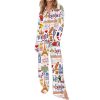 Paris Travel Pajama Set 2