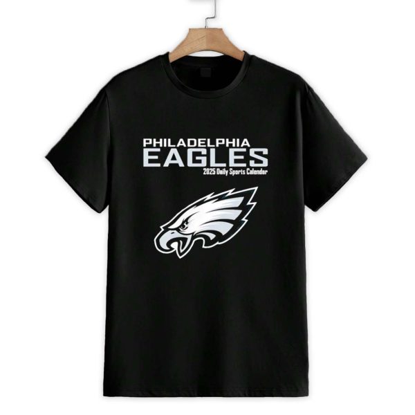 Philadelphia Eagles 2025 Daily Sports Calendar Shirt 1