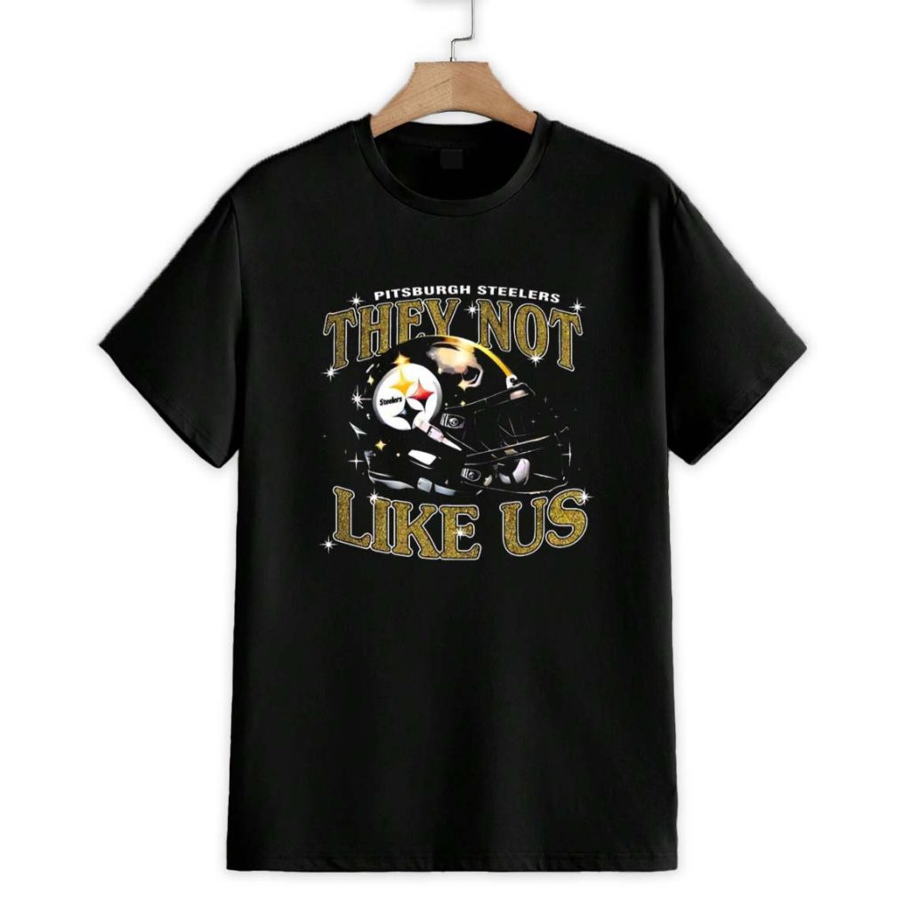 Pittsburgh Steelers They Not Like Us Football Helmet Shirt