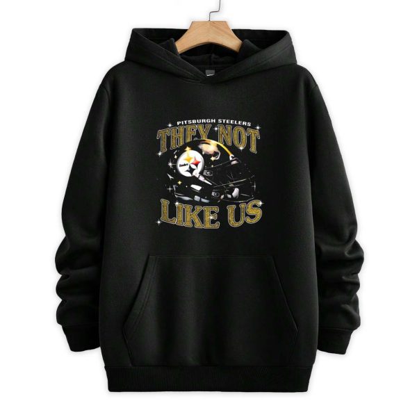 Pitsburgh Steelers They Not Like Us Football Helmet Shirt 2