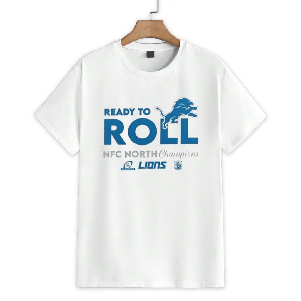 Ready To Roll NFC North Division Champions 2024 Detroit Lions Shirt 1