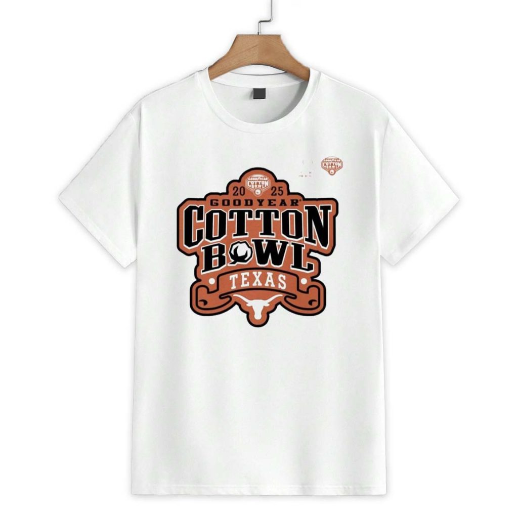 Texas Longhorns Cotton Bowl 2025 Playoff Shirt 1