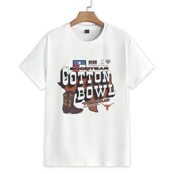 Texas Longhorns Football Playoff 2025 Goodyear Cotton Bowl Shirt 1