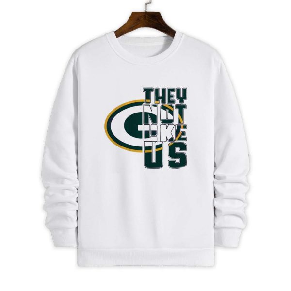 They Not Like Us Green Bay Packers Football Shirt 4