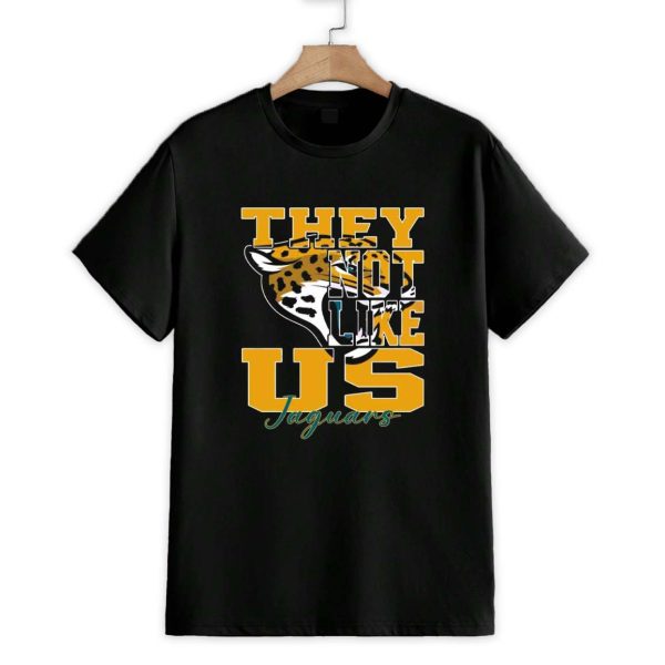 They Not Like Us Jacksonville Jaguars Football Shirt 1