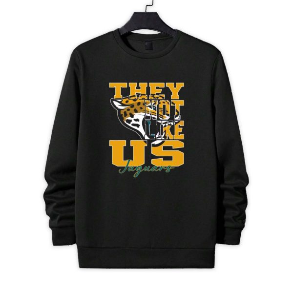 They Not Like Us Jacksonville Jaguars Football Shirt 4