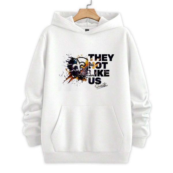 They Not Like Us New Orleans Saints Football Helmet Shirt 2