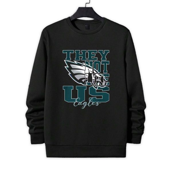 They Not Like Us Philadelphia Eagles Football Shirt 4