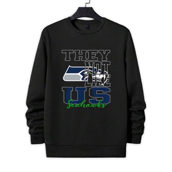 They Not Like Us Seattle Seahawks Football Shirt 4