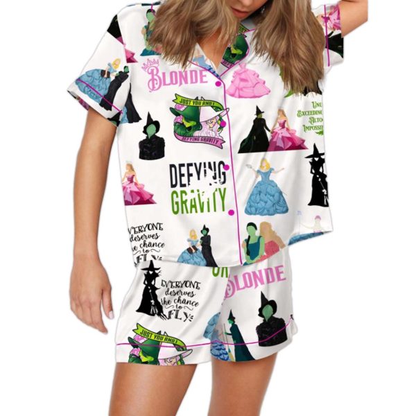 Wicked Elphaba And Glinda Pajama Set 1