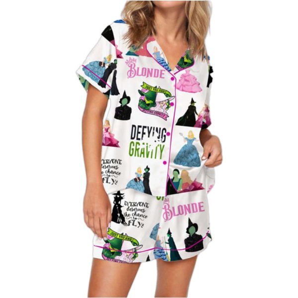 Wicked Elphaba And Glinda Pajama Set 3